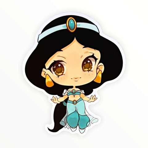 Cute Arabian Princess Sticker (#419) - Artistic Flavorz