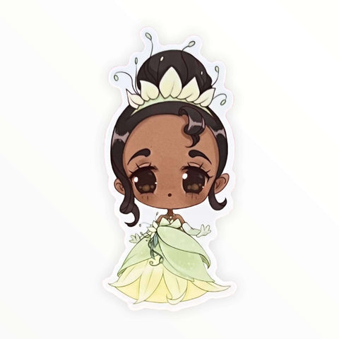 Cute Bayou Princess Sticker (#413) - Artistic Flavorz
