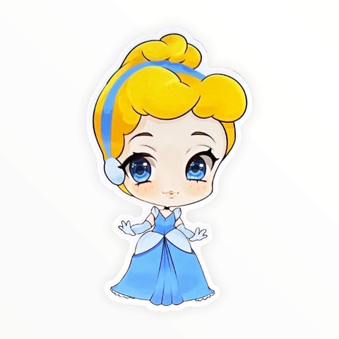 Cute Glass Slipper Princess Sticker (#414) - Artistic Flavorz