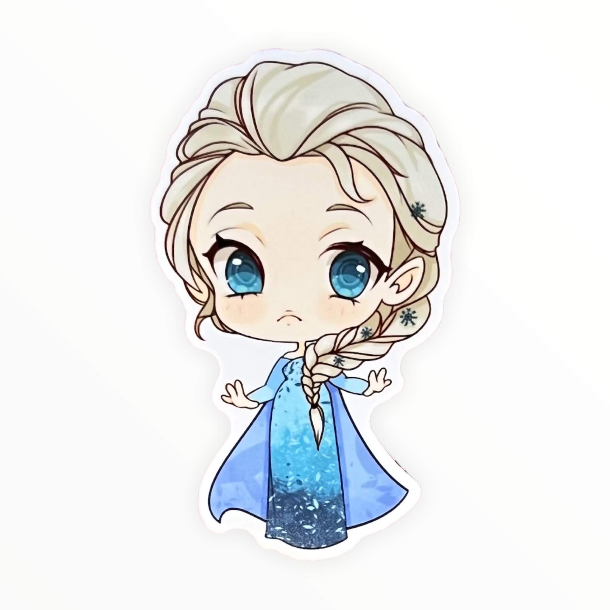 Cute Ice Queen Sticker (#406) - Artistic Flavorz