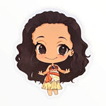 Cute Islands Princess Sticker (#420)