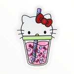 Cute Kitty Boba Sticker (#150)