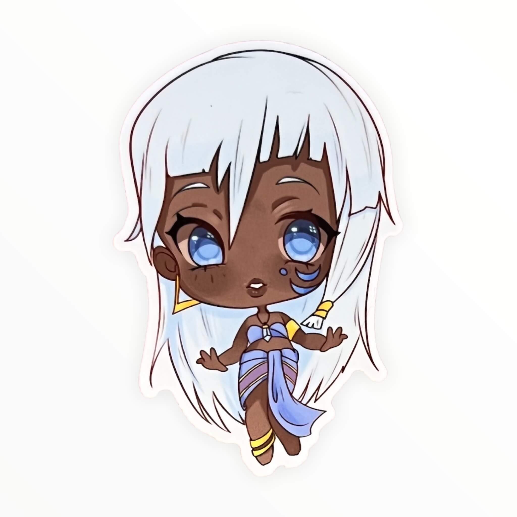 Cute Lost City Princess Sticker (#407) - Artistic Flavorz