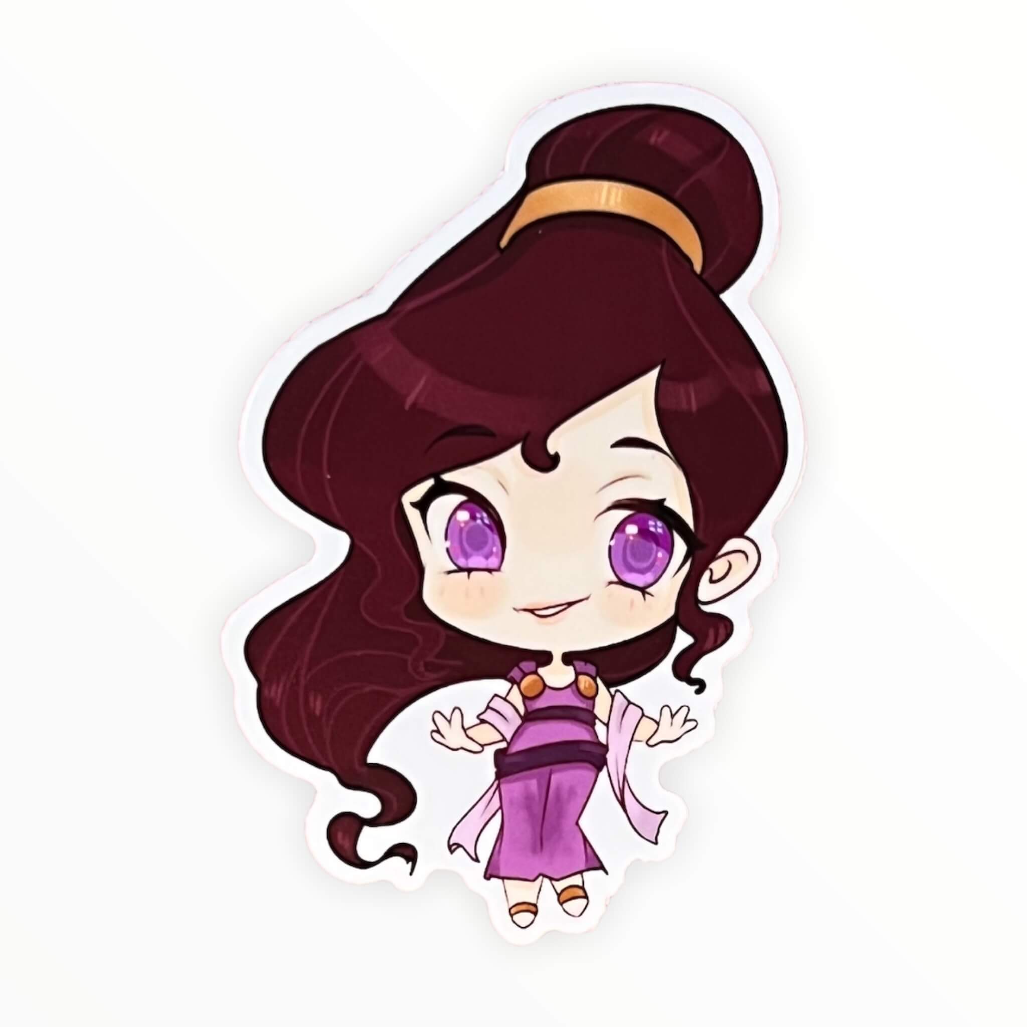 Cute Strong Princess Sticker (#408) - Artistic Flavorz