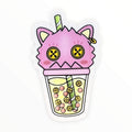 Cute Voodoo Doll Boba Sticker (#269) - Artistic Flavorz