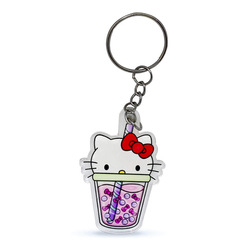 Cute Kitty Boba Acrylic Keychain (#150) - Artistic Flavorz