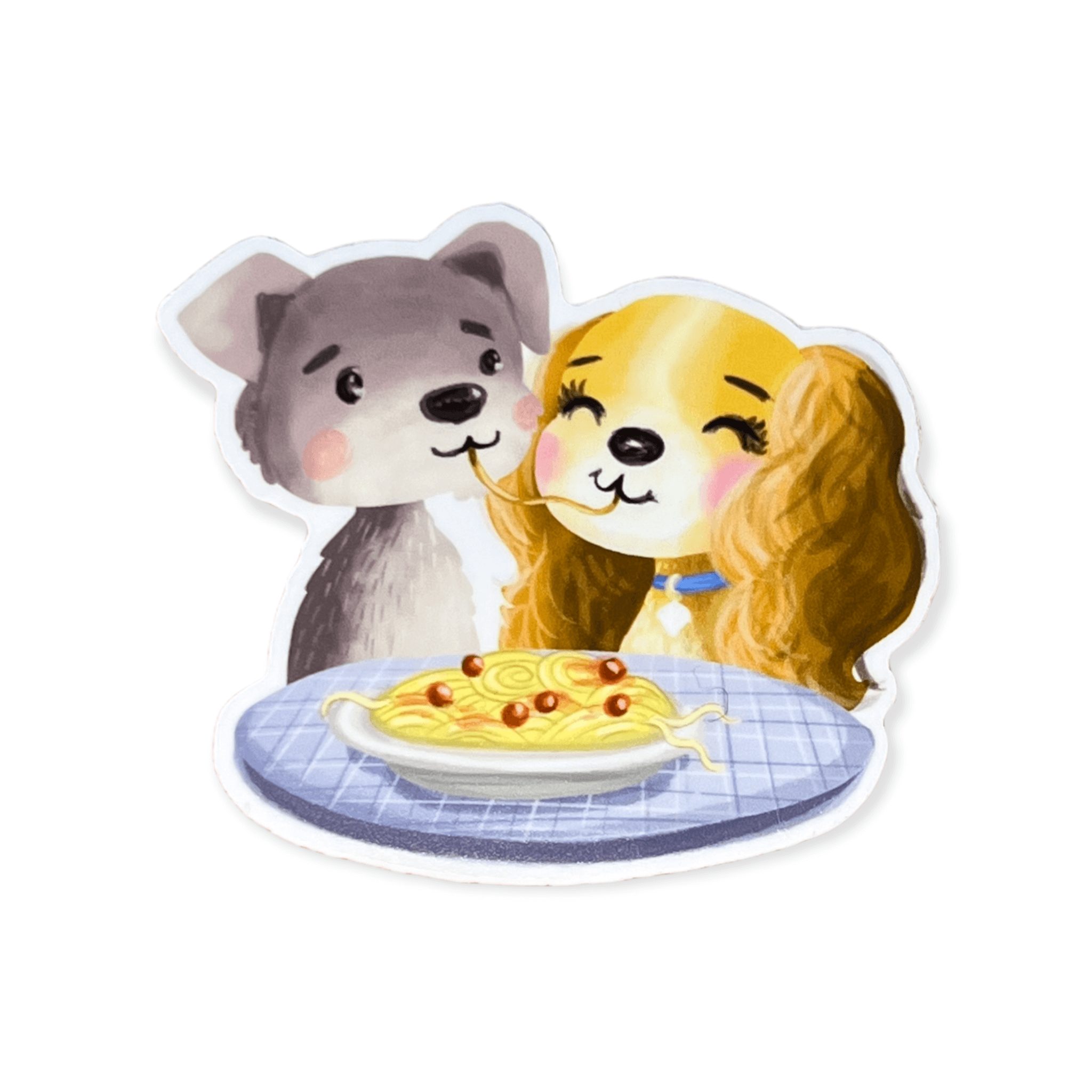 Cutie Dog Couple Sticker (#486) - Artistic Flavorz