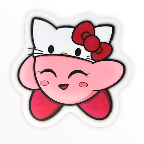 Cutie Kitty Pinky Sticker (#98) - Artistic Flavorz