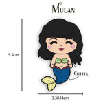 Mulan Mermaid Enamel Pin | Enamel Pin Artistic FlavorzArtistic Flavorz