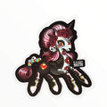 Dia de Los Muertos Unicorn Sticker - Dark (#94) - Artistic Flavorz