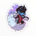 Disappearing Blue Guy Sticker (#335) - Artistic Flavorz