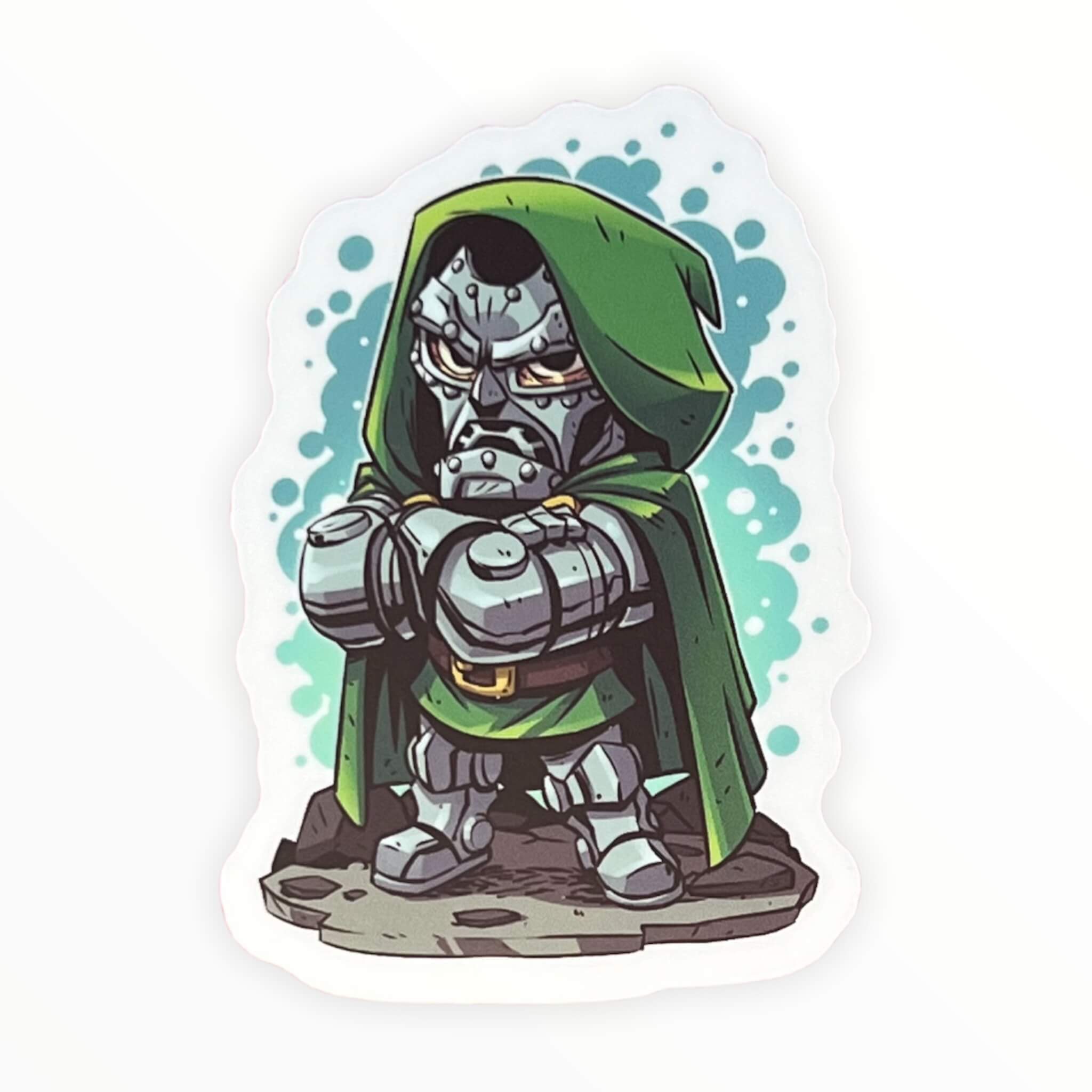 Dr. Iron Face Sticker (#368) - Artistic Flavorz
