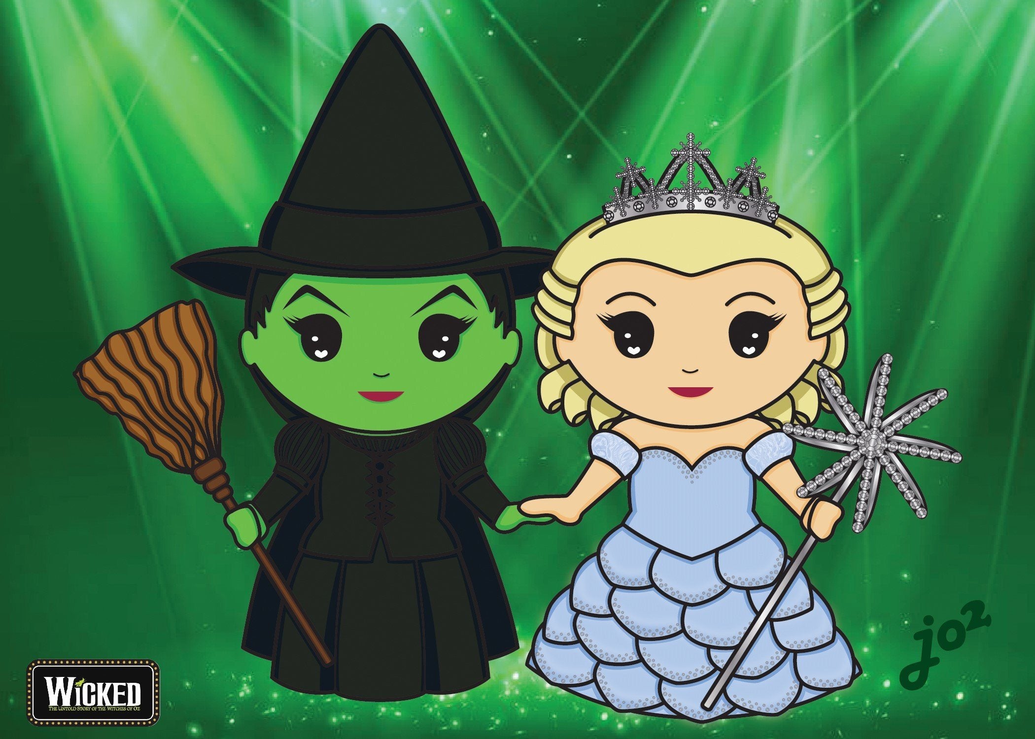 Wickedly Witchy - 5x7 Art Print by Jo2 - Artistic Flavorz