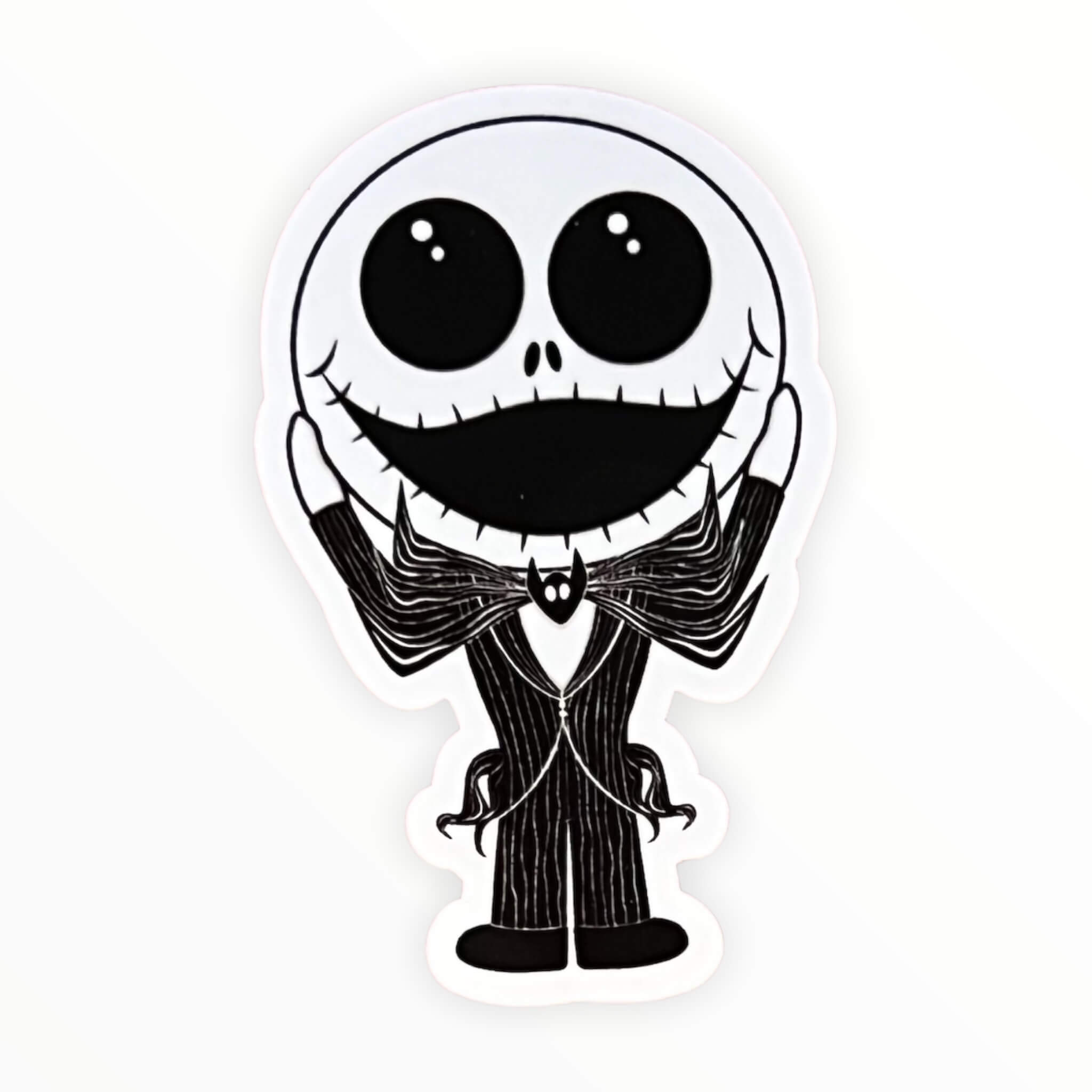 Excited Skeleton Sticker (#29) - Artistic Flavorz