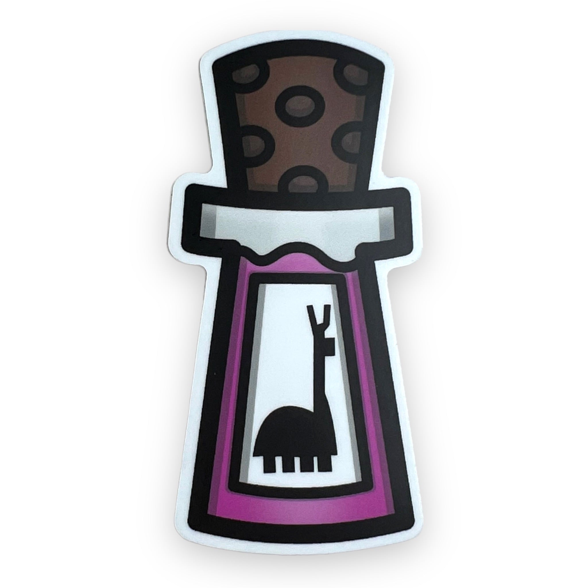 Poison Llama Bottle Sticker (#118) - Artistic Flavorz