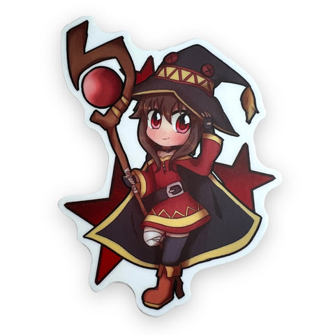 Red Witch Cutie Sticker (#810) - Artistic Flavorz