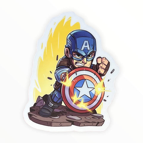 Fighting First Superhero Sticker (#361)