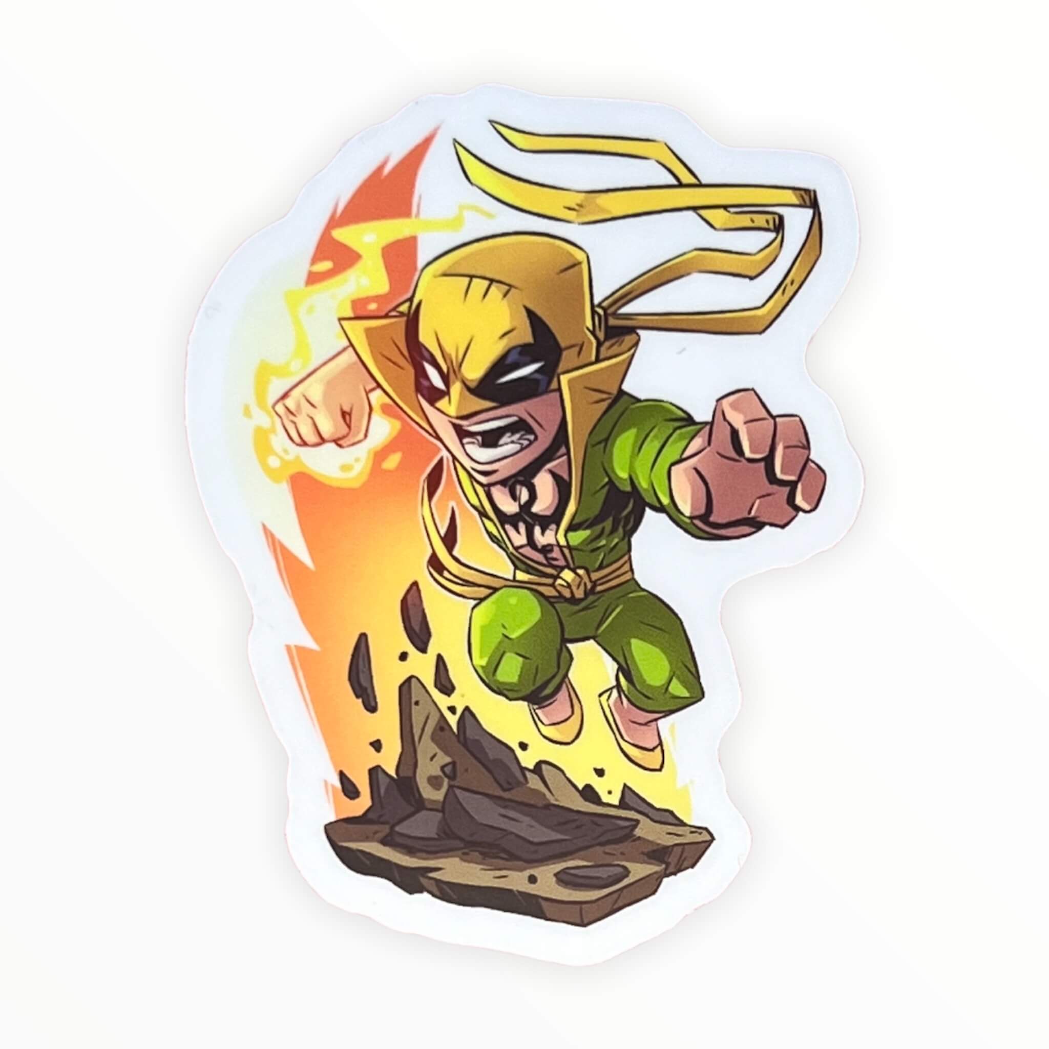 Fire Fist Sticker (#331) - Artistic Flavorz
