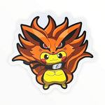 Fire Fox Lightning Cutie Sticker (#462) - Artistic Flavorz