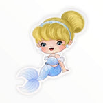 Glass Slipper Princess Mermaid Sticker (#198) - Artistic Flavorz
