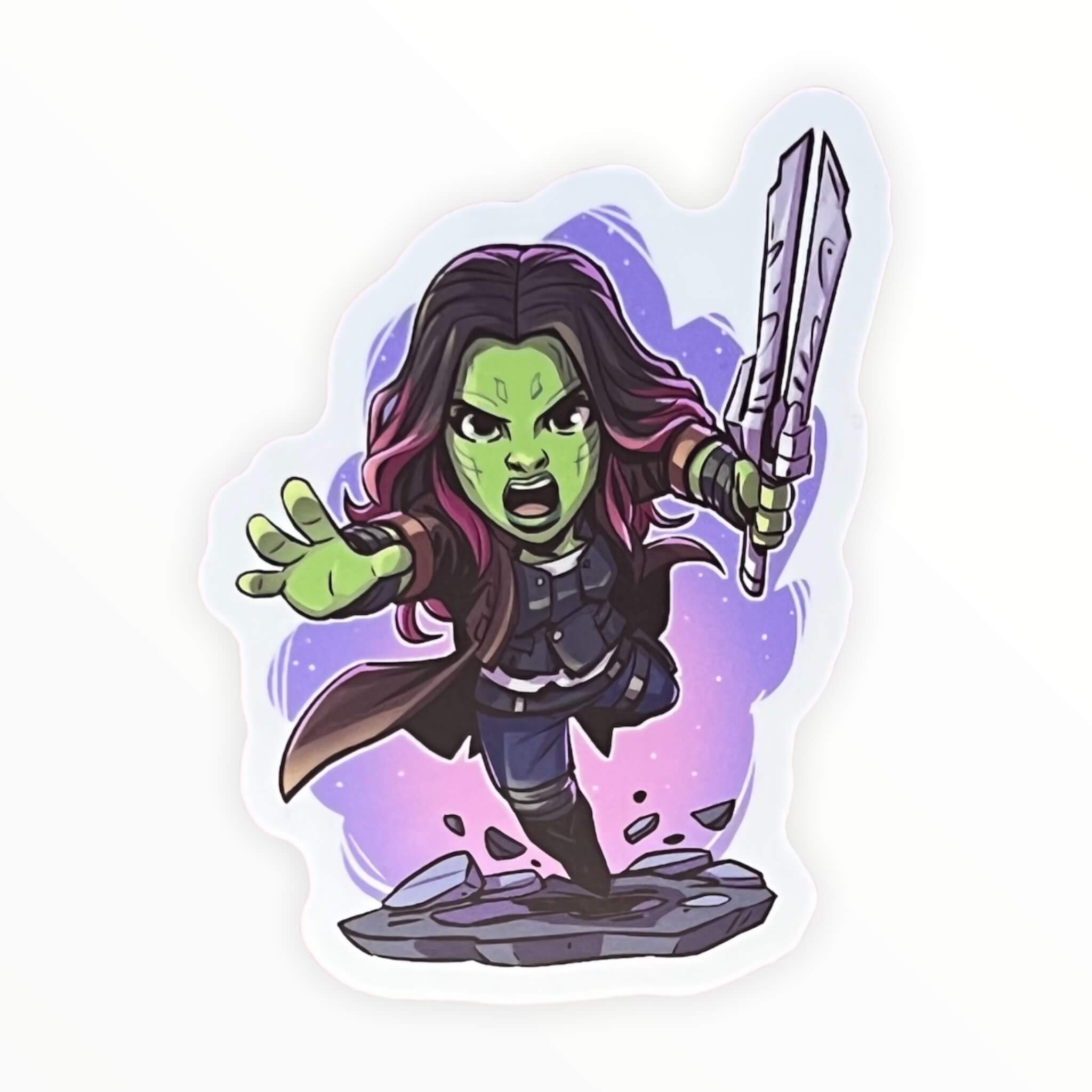 Green Assassin Sticker (#351) - Artistic Flavorz