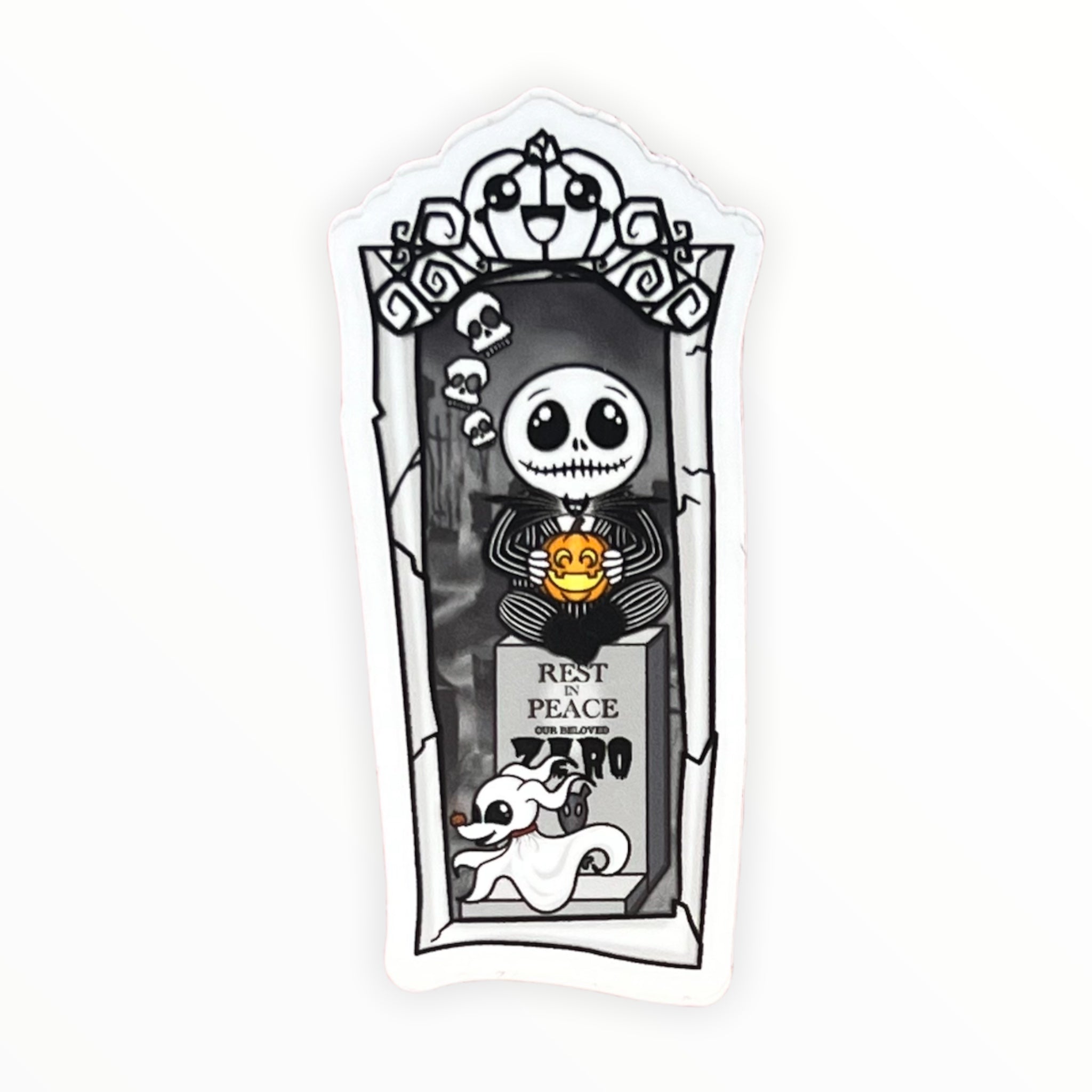 HM Portrait Pumpkin Baby Sticker (#127) - Artistic Flavorz