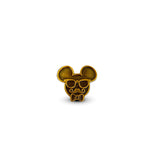 Oh So Fancy Metal Mouse Enamel Pin - Ant. Gold - Artistic Flavorz