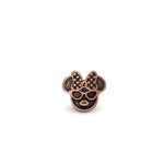 Oh So Fancy Metal Girl Mouse Enamel Pin - Ant. Copper - Artistic Flavorz