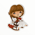Horror Cutie: Doll Sticker (#318) - Artistic Flavorz