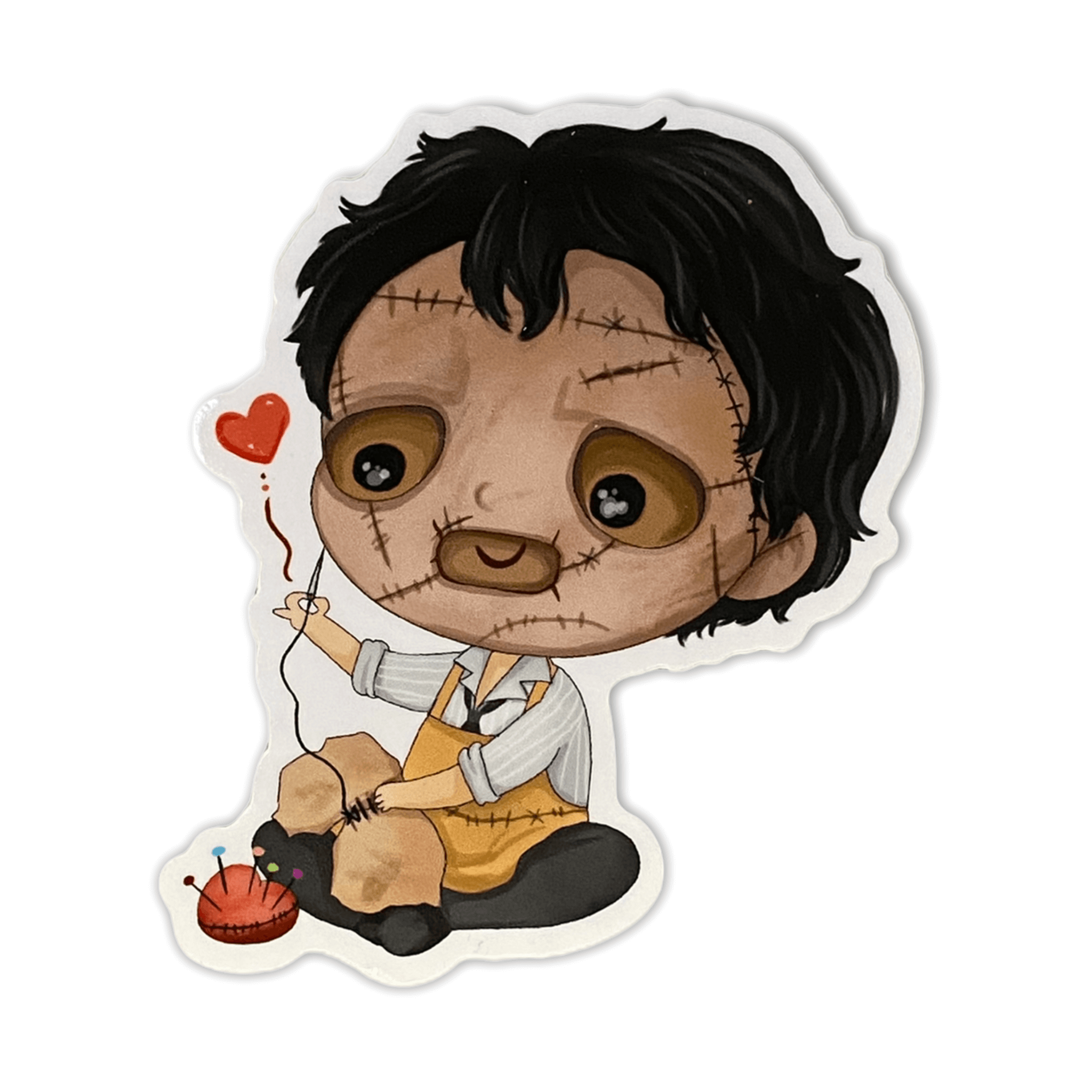 Horror Cutie: Leather Love Sticker (#314) - Artistic Flavorz