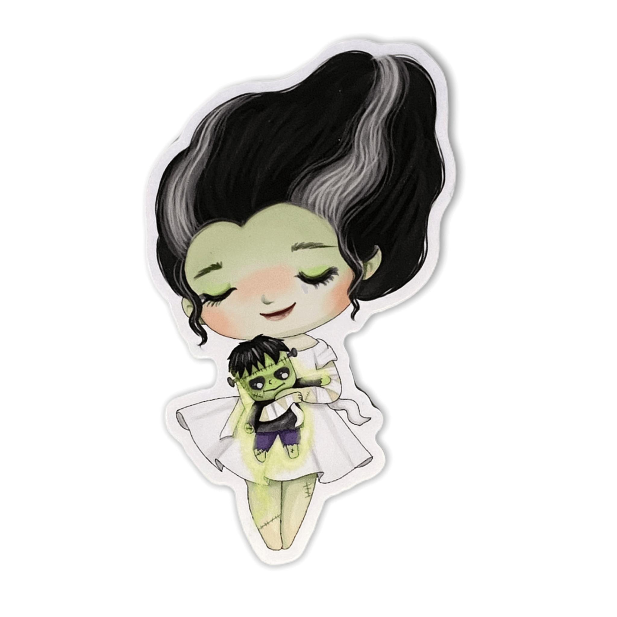 Horror Cutie: The Bride Sticker (#317) - Artistic Flavorz