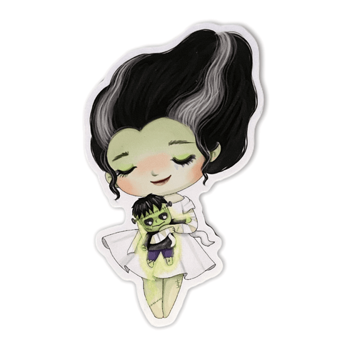Horror Cutie: The Bride Sticker (#317) - Artistic Flavorz