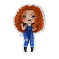 Horror Princess: Bears Scary Doll Sticker (#300) - Artistic Flavorz