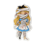 Horror Princess: Curious Mummy Sticker (#302) - Artistic Flavorz