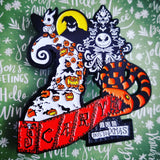 Haunted Holiday D Enamel Pin - Artistic Flavorz