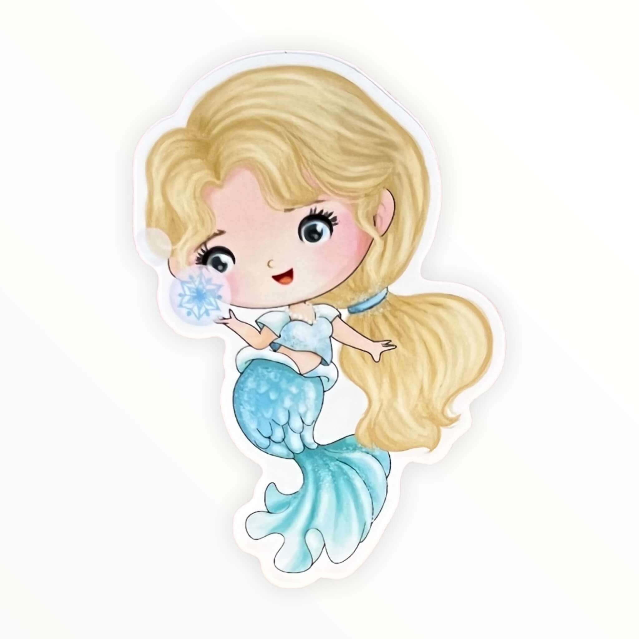 Ice Queen Princess Mermaid Sticker (#202) - Artistic Flavorz
