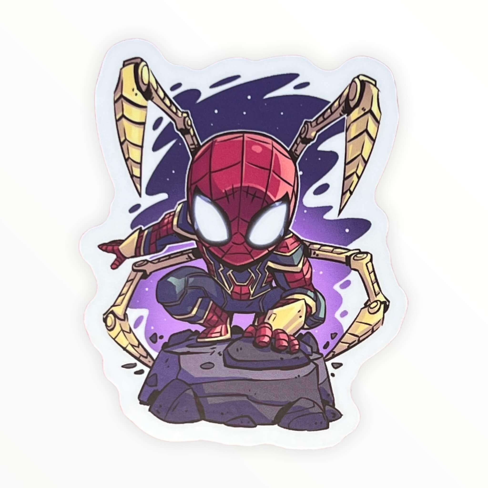 Iron Web Crawler Sticker (#341) - Artistic Flavorz