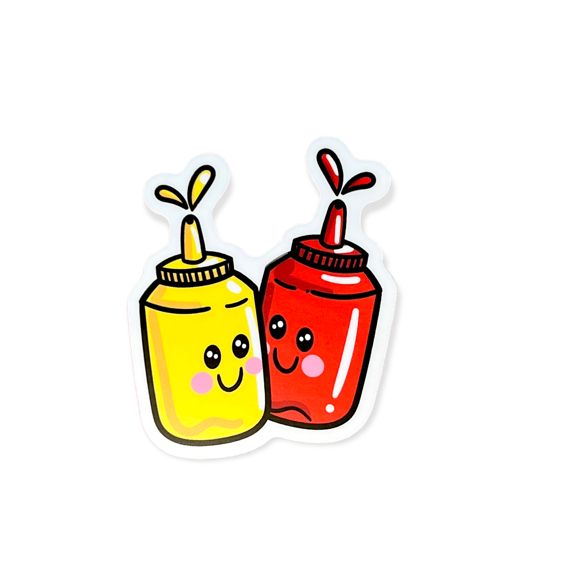 Kawaii Condiment Buddies Sticker (#503) - Artistic Flavorz