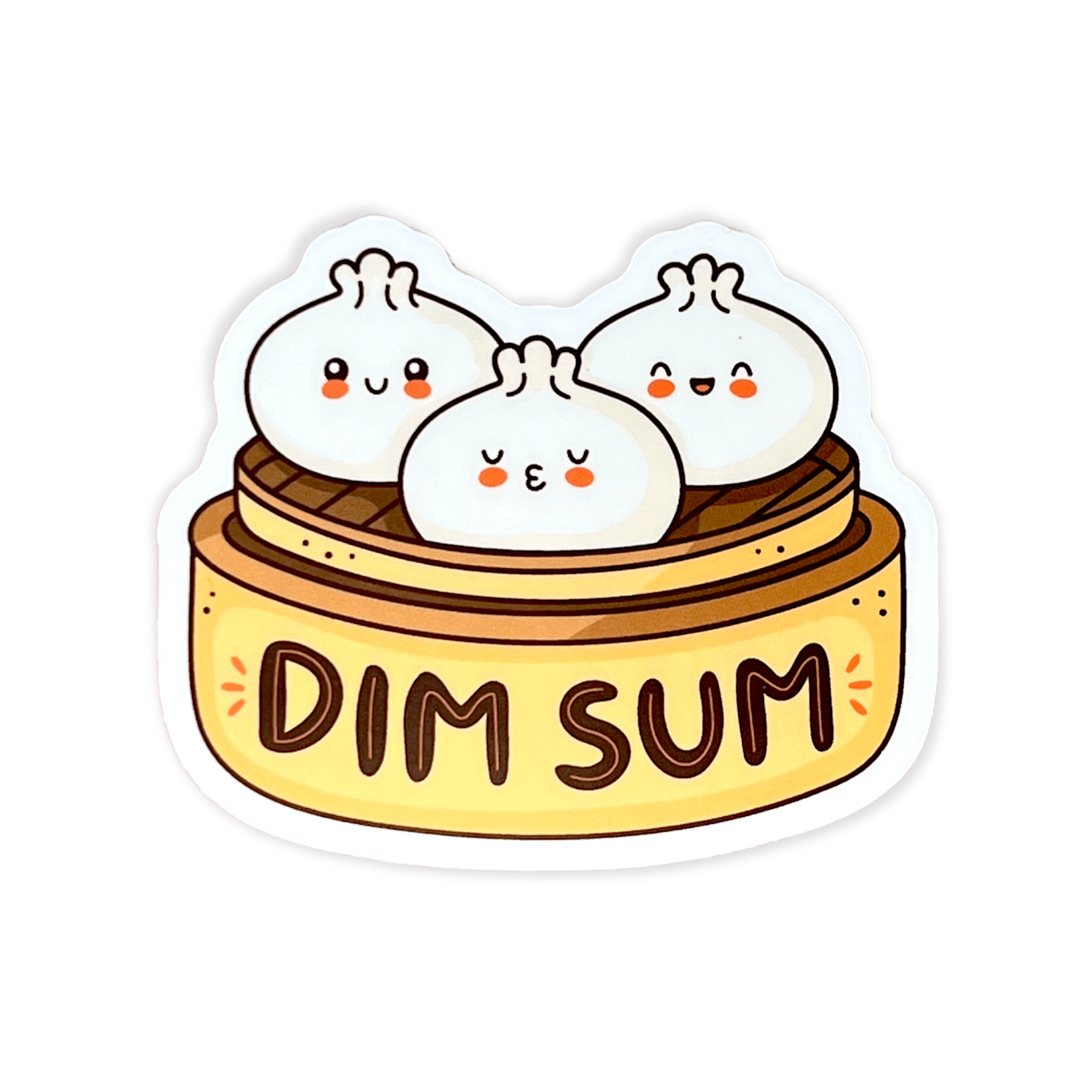 Kawaii Dimsum Sticker (#501) - Artistic Flavorz