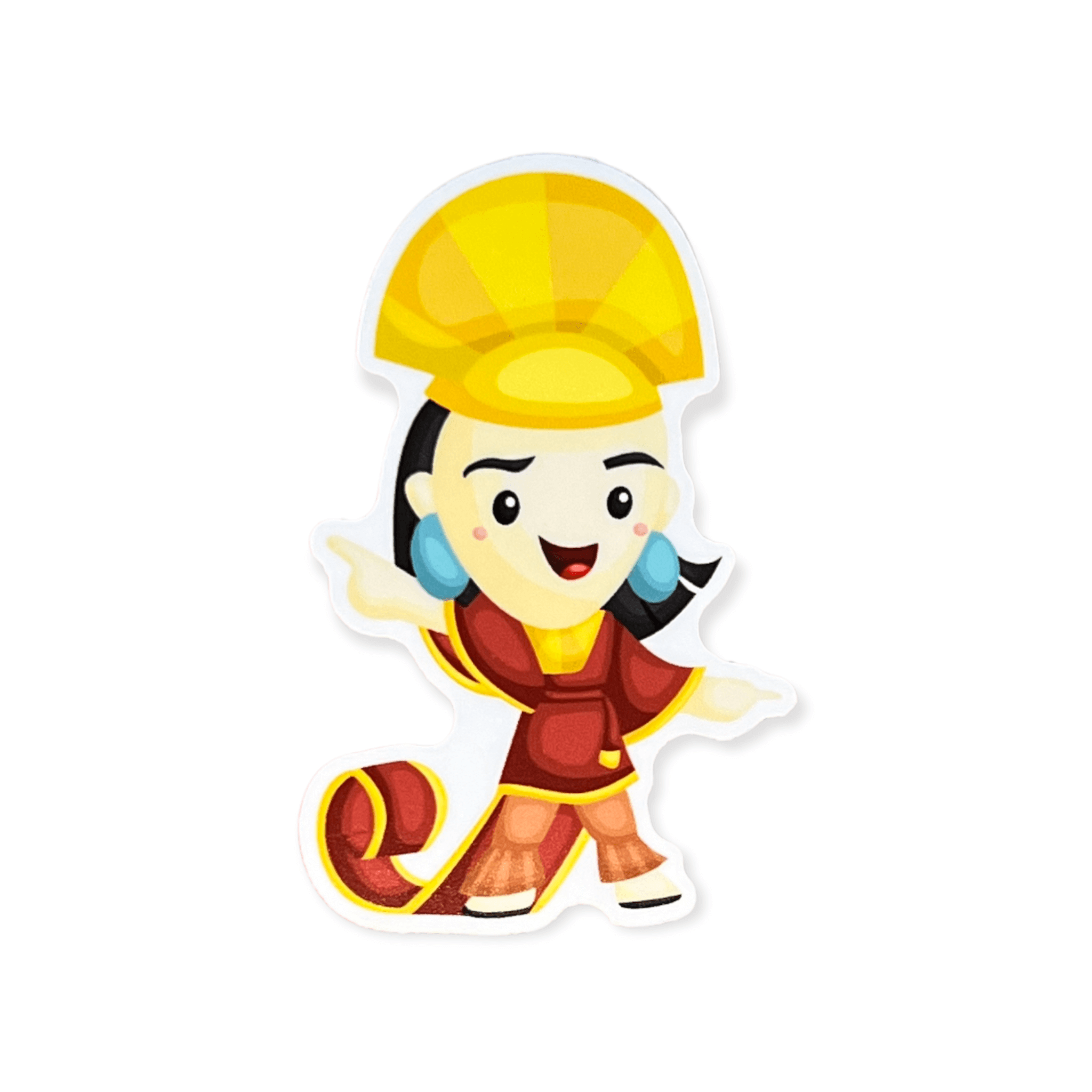 Kooky Emperor Sticker (#487) - Artistic Flavorz