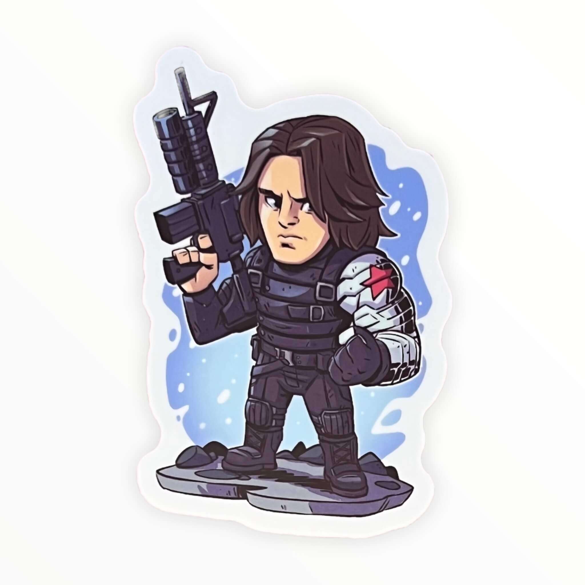 Metal Arm Guy Sticker (#362) - Artistic Flavorz