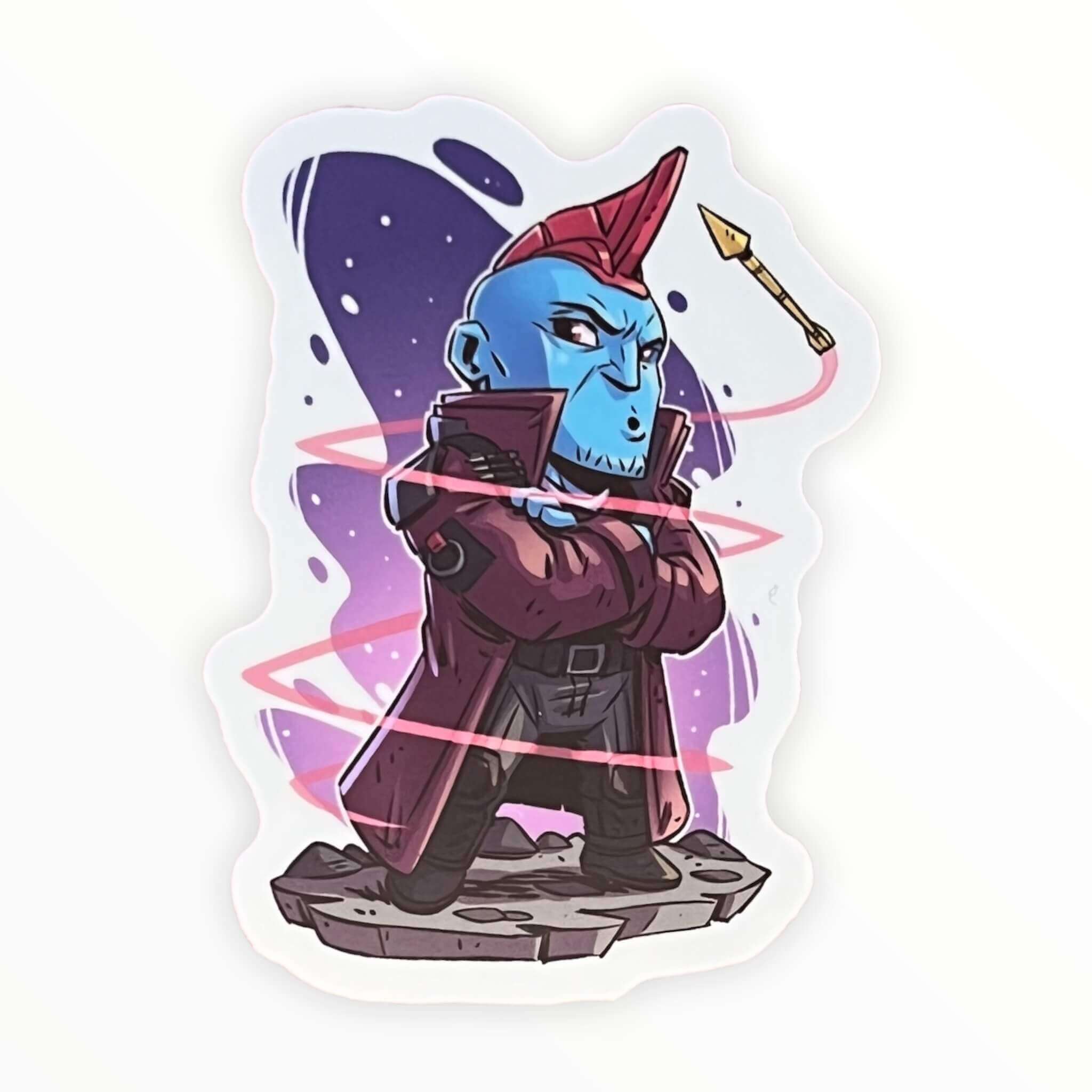 Mohawk Daddy Sticker (#355) - Artistic Flavorz