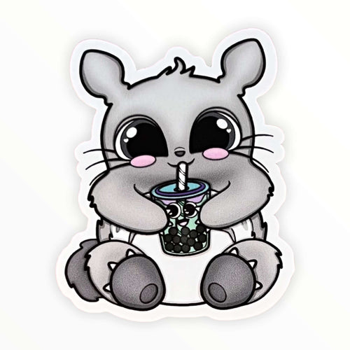 My Neighbor with Boba Sticker (#97) - Artistic Flavorz