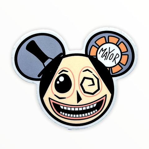 Mystery Mouse - Happy Mayor Sticker (#249) - Artistic Flavorz