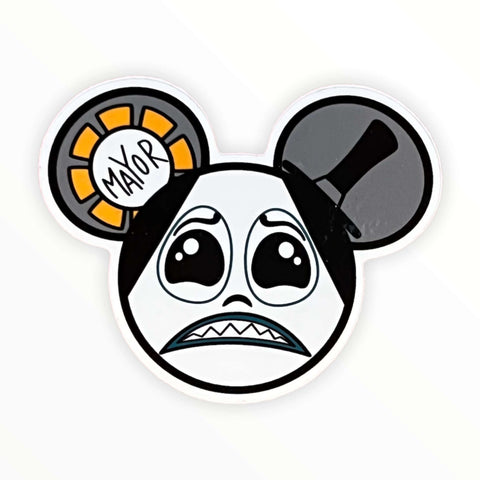 Mystery Mouse - Sad Mayor Sticker (#248) - Artistic Flavorz