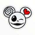 Mystery Mouse - Skeleton Sticker (#245) - Artistic Flavorz