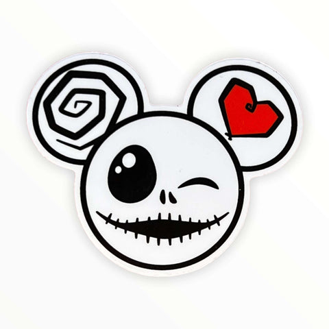 Mystery Mouse - Skeleton Sticker (#245) - Artistic Flavorz