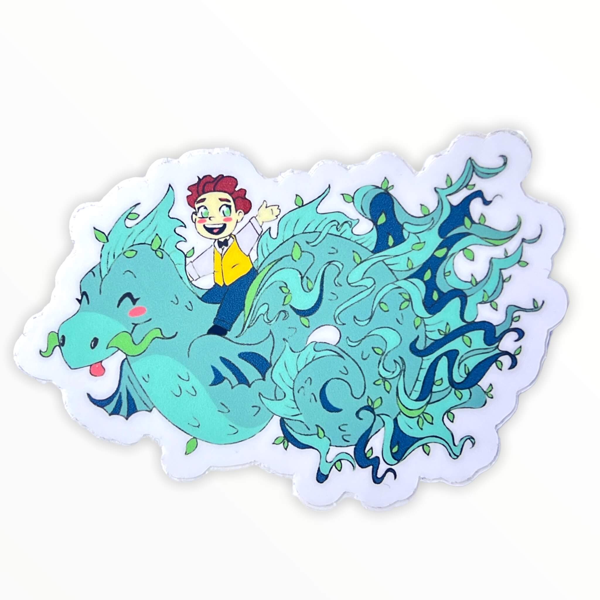 Newt on Kelpie Sticker (#77) - Artistic Flavorz