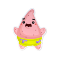 Pink Starfish Friend Sticker (#499) - Artistic Flavorz