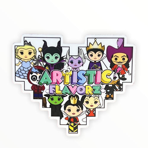Pixel Heart Chibi Kawaii Sticker (#41) - Artistic Flavorz